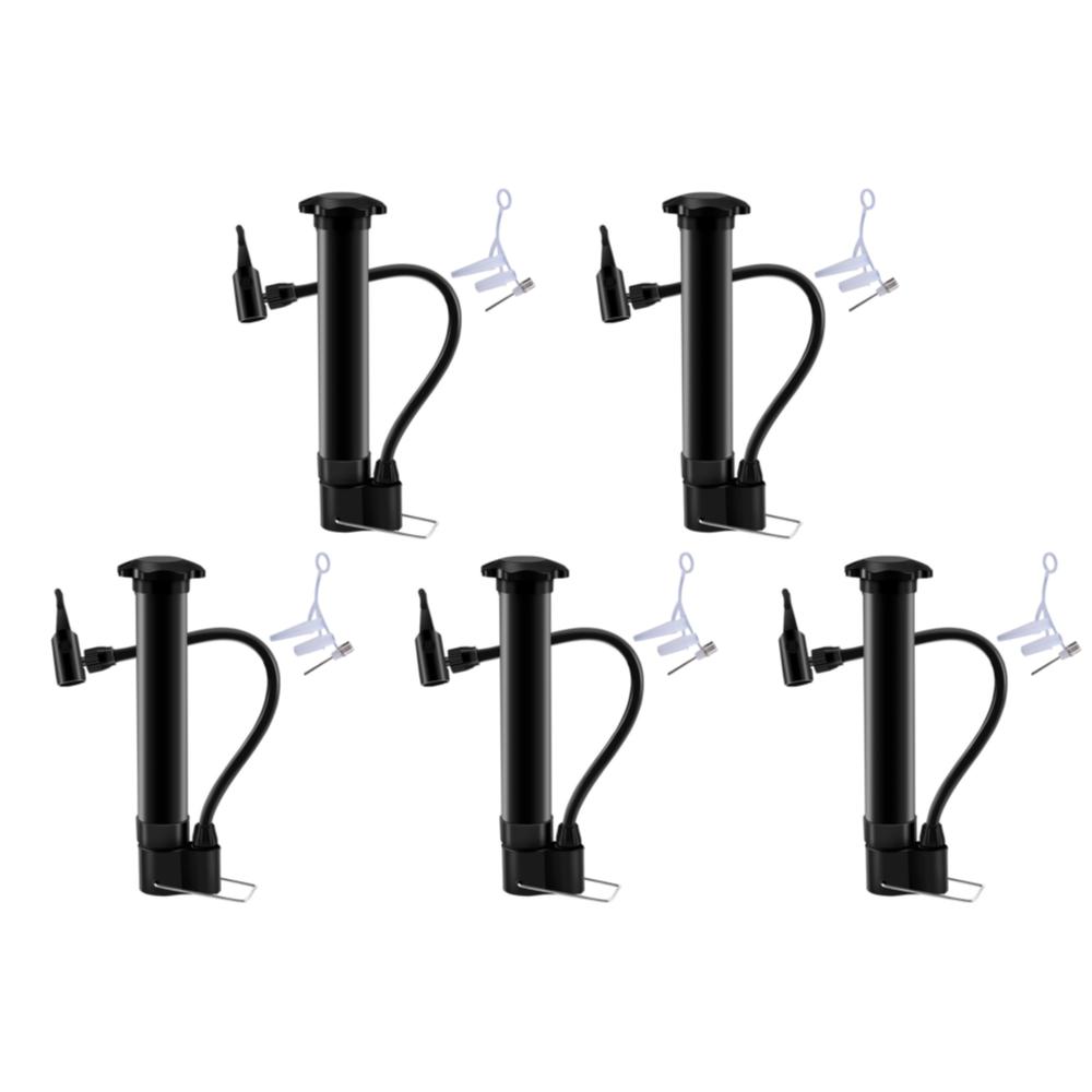 80PSI Bike Manual Air Pump Schrader Valve Balloon Tire Inflator Lightweight Bicycle Tire Pump for Road Mountain Bikes Balls