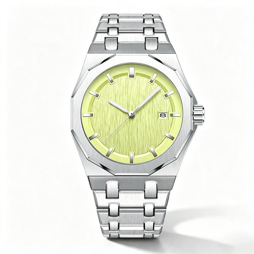 Fashion Luxury Men Wristwatch Waterproof Luminous Week Date Man Clock Stainless Steel Sports Men's Quartz Watches Reloj
