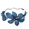 Elegant Handmade Rhinestone Flower & Butterfly Bridal Headband/Vine Jewelry