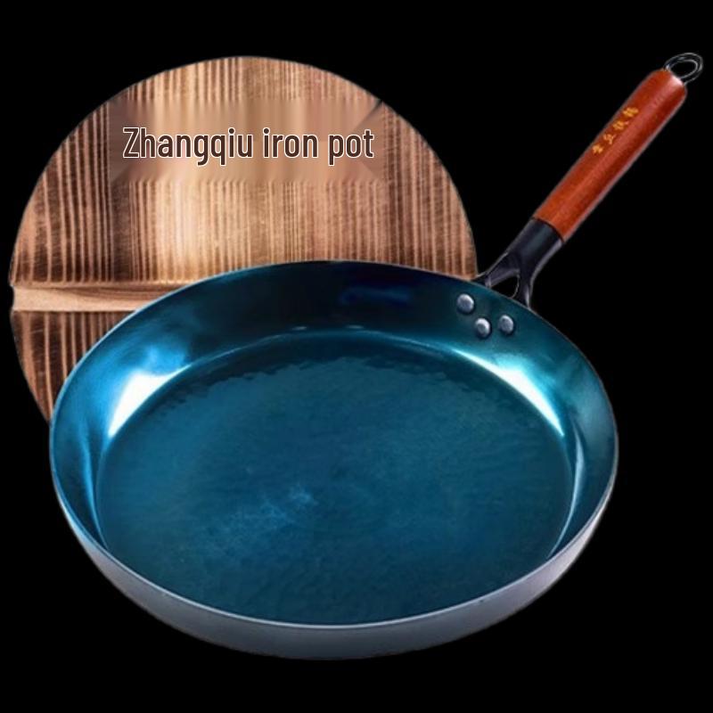 

Zhen Shengyi Zhangqiu Handmade Mirror Finish Iron Frying Pan
