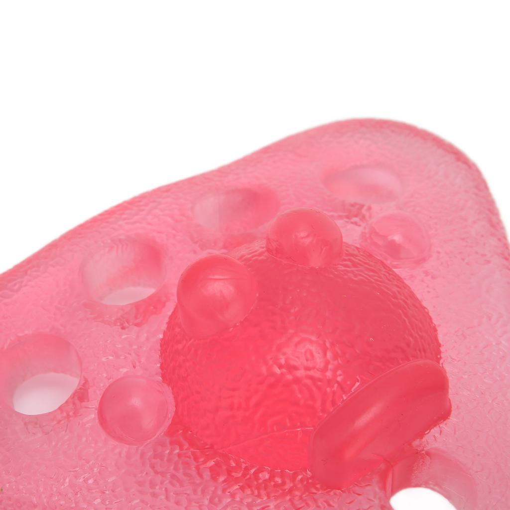 Finger Stretcher TPR Triangular Ball Grip Strength Trainer Hand Elasticity Exercise Toy Pink