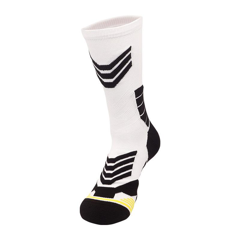 Basketballsocken Herren Professionell Verdickt Frottee Sohle Rutschfest Schweißabsorbierend Mittellange Socken Elite Socken High-Top Sportsocken