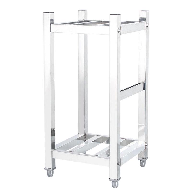 HPMILY 304 Stainless Steel 2-Tier Chopping Board Rack