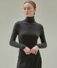 Nigaennikol [Essential] Turtleneck Slim Knit Top_Black