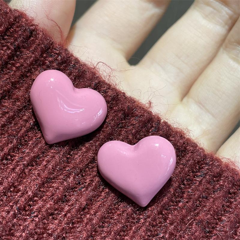 Fashion Classic Pink Color Crystal Enmale Earrings For Women Girls Exquisite Design Pendant Flower Ear Rings Jewelry Accessories