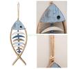 24TE Mediterranean Fish Wall Hanging Ornament Handcarved Sculpture for Livingrooms Bedroom Farmhouses Home Decorations