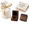 Guitar Pick Storage Box - Solid Unique Plectrum Case for Acoustic Electric Wood Guitar Picks