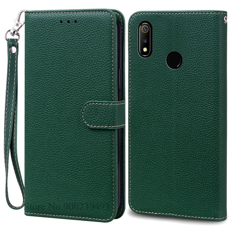 For Realme 3 Case Soft Pu Leather Flip Wallet Case For Realme 3 Pro Case Phone Cover For Realme 3 Pro Coque Fundas Bumper
