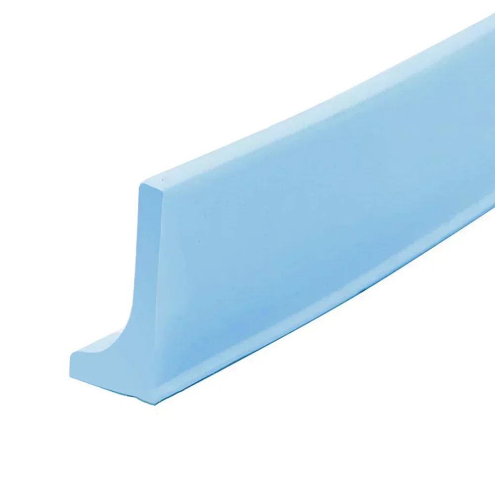 

Curbless Showers Monitor Bathroom Silicone Shower Dam Silicone Shower Dam Easy Installation Efficient Water Retention синій