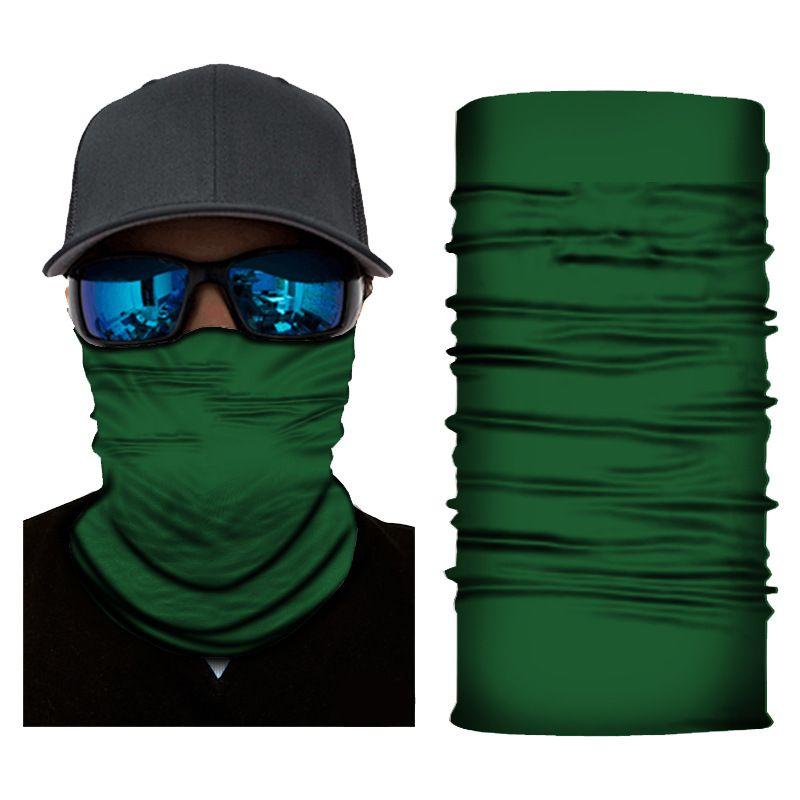 

Xun Hui Pure Color Series Gradient Outdoor White Blank Amazon Cycling Mask Seamless Polyester Multi-Functional Magic Headband S333-Grass Green One size