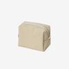 Medium Cube Recycled Nylon Pouch [Beige]