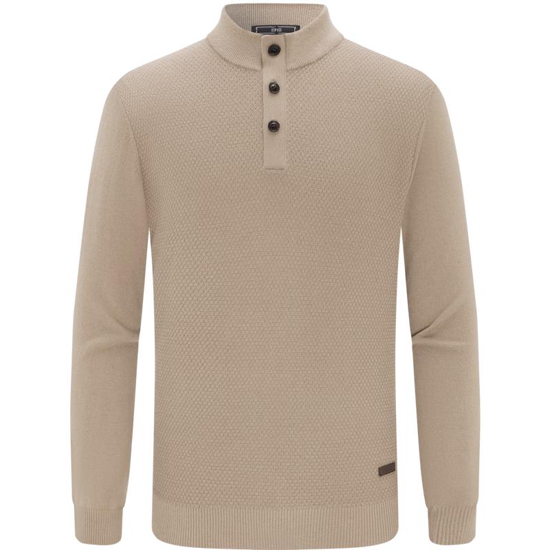 

EMZ Erdos Men s 100% Pure Wool Stand Collar Sweater M