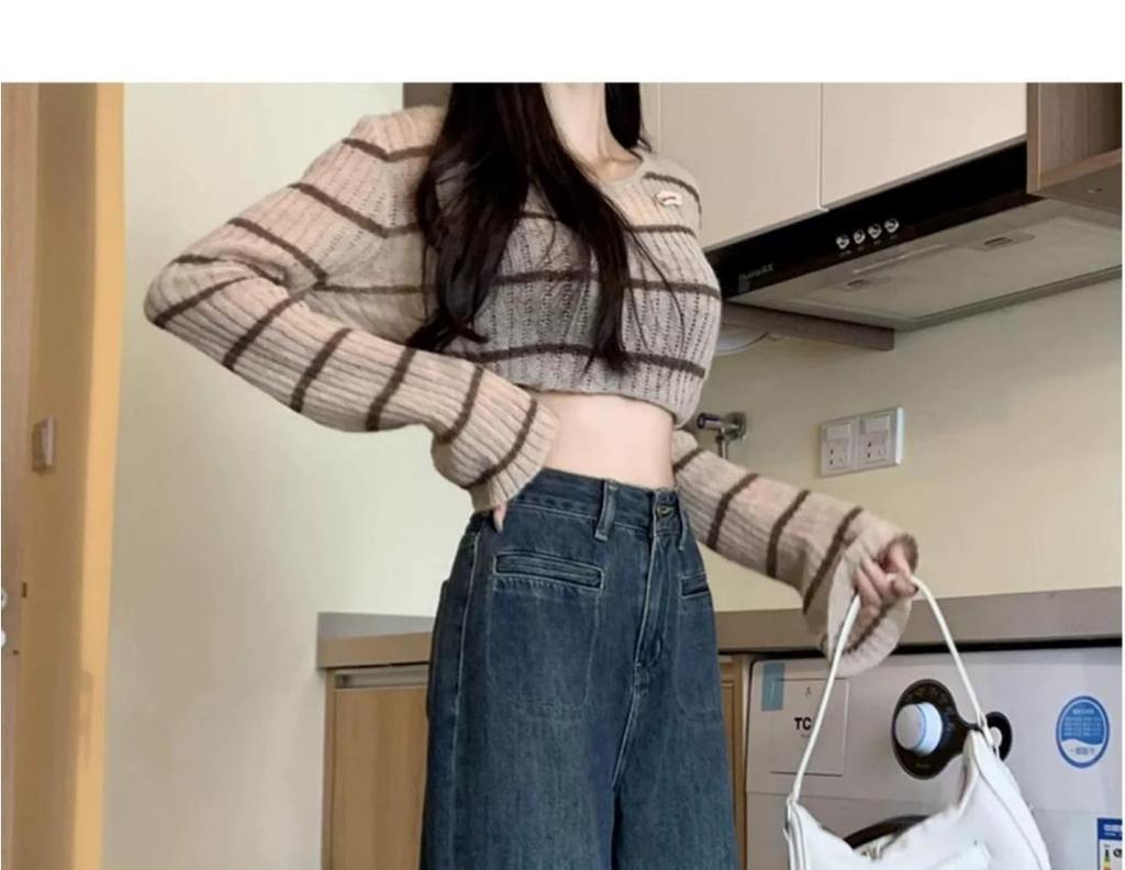 Damen Frühling/Sommer Retro Blaue High-Waist Straight-Leg Jeans - Schlankmachend, Lockere Passform, Fleecegefüttert für Kurvige Figuren