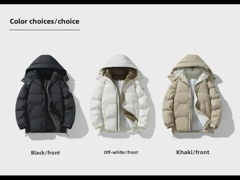 2024 Winter Couple's Hooded Cotton Jacket: Warm, Fashionable & Cold-Proof for Men & Women