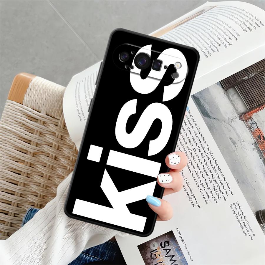 

Case for Google Pixel 8a 10 9 Pro XL 9a 7a 6 7 8 Pro 6a Funda Phone Cover Letters Kiss Google Pixel 8a