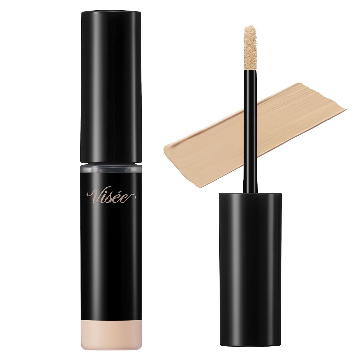 Visee Extra Skinny Консилер [Все 4 Цвета] 4г - Точный Аппликатор, Высокое Покрытие, Ультра Тонкий 01 Light Beige