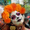 Large Marigold Flower Heads Artificial Silk Marigold Fake Flower Diwali Day Of The Dead Decorations Marigold Garland