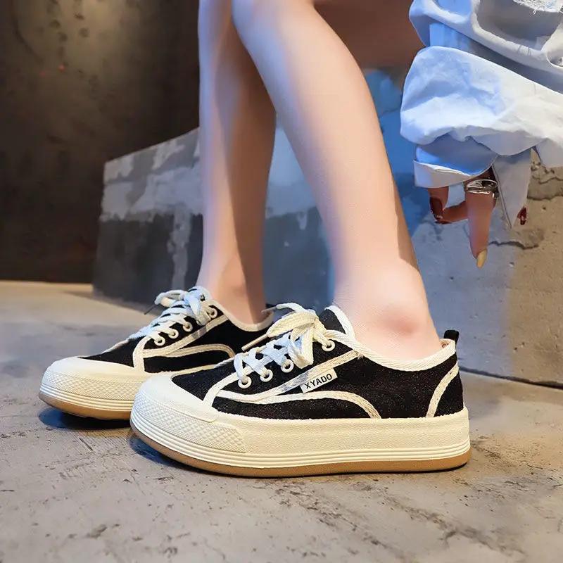Fashion High on Platform Mesh Breathable Y2k Fashion 2025 New Women's Shoes Comfortable and Elegant Light Original Ladies Footwear Sale