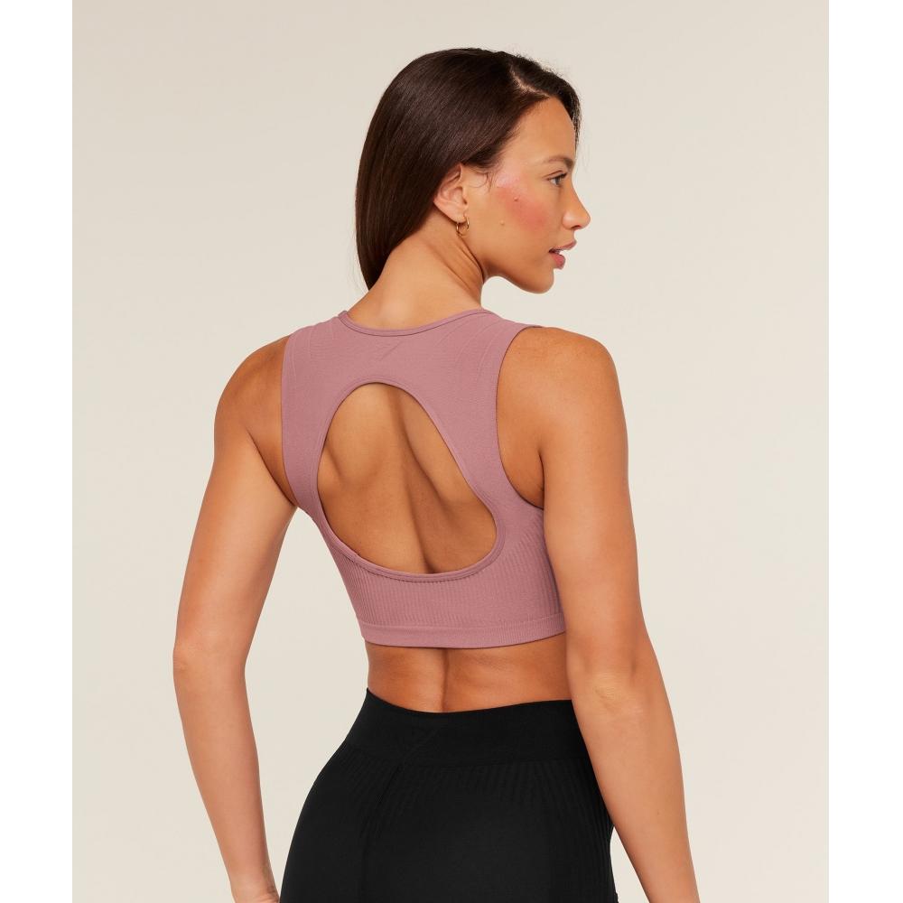 Gymshark Luxe Light Support Sports Bra Calm Pink B5c5j Kcpd