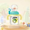 300ML Baby Drinking Cup Feeding Bottle With Straw Cute Whale Squirt Water Cup Drinking Milk Water Bottle with Handle Leakproof