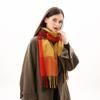 Bandana Pashmina Warm Shawl Wrap Women Plaid Scarf Korean Style Scarf Autumn Winter Shawl Scarf