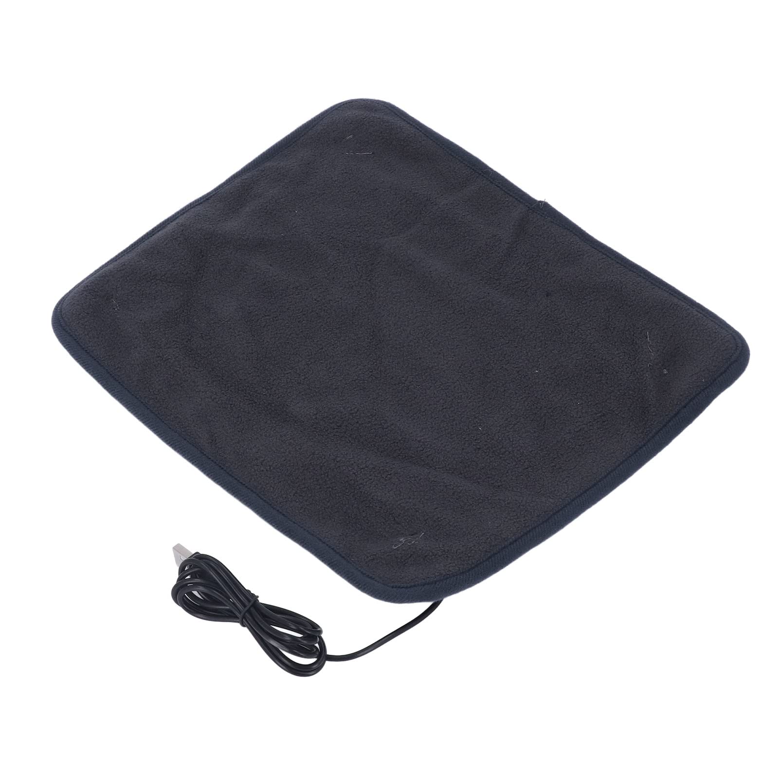 

Soft Polyester Electric Heating Pad with 3 Temperature Settings, Foldable, Skin-Friendly (Dark Gray)