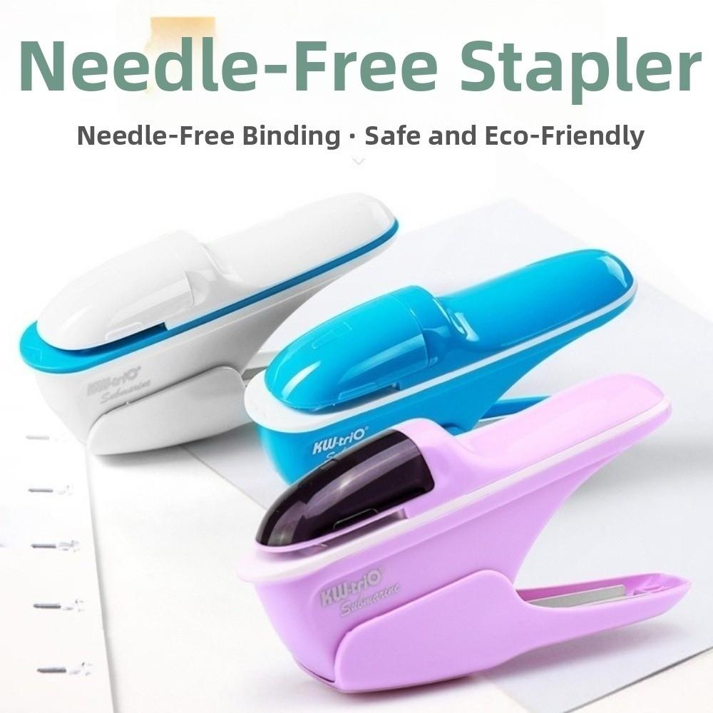 Ferramenta Manual para Encadernação de Documentos Segura Máquina de Grampear Sem Grampos Encadernação de Papel para Tickets