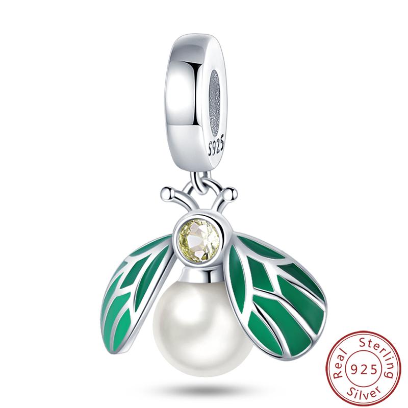 Green Series Copper Lucky Clover Avocado Cactus Spring Charms Beads 3Mm Diy Fine Jewelry Making