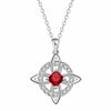 Zircon Gemstone Birthstone Necklace Handmade Amulet Necklace  Birthday Anniversary Special Occasion