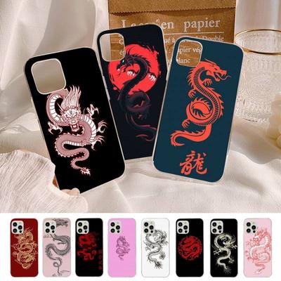 Fashion Dragon Animal Pattern Phone Case for Iphone 13 8 7 6S Plus X 5S SE 2020 XR 11 12 Mini Pro XS MAX