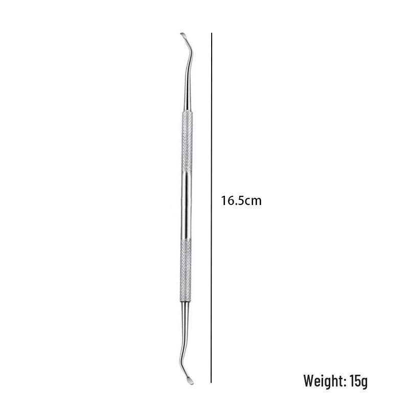 Stainless Steel Dental Tool Set: U-Shaped Tongue Scraper, Oral Mirror, and Tartar Remover