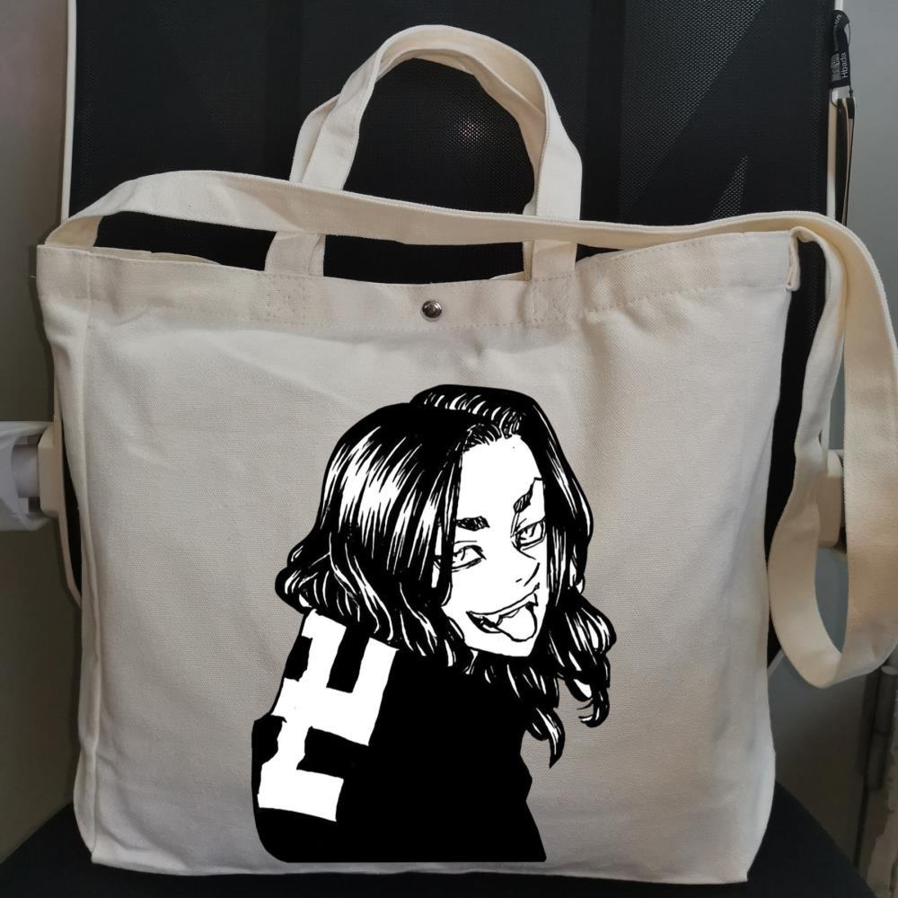 Wiederverwendbare Netz-Umhängetasche Aus Canvas - Umweltfreundliche Einkaufstasche Mit Breitem Tragegurt