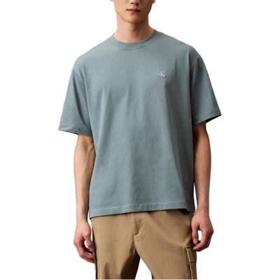 Minimalist Comfortable Versatile Casual Logo Crew Neck Short Sleeve T-Shirt Men Tops Green 40HM229-CKM