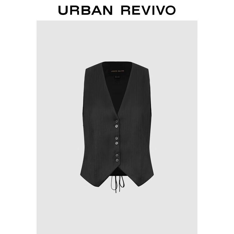 

Женский жилет с V-образным вырезом и застежкой на пуговицы L