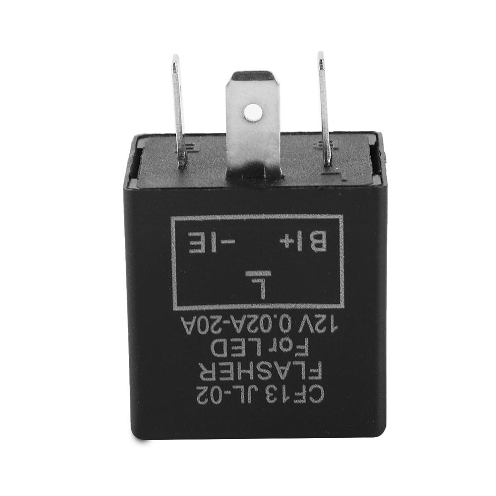 Electronic LED Adjustable Flasher Relay For Turn Signal Light Blinker FLL002 CF13 JL 02