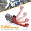 NICECNC For GasGas EC 300 EC 250 2021-2025 BrakTec Folding Clutch Lever Brake Lever For Husqvarna TE 300 TE 250 FE 450 2022-2024