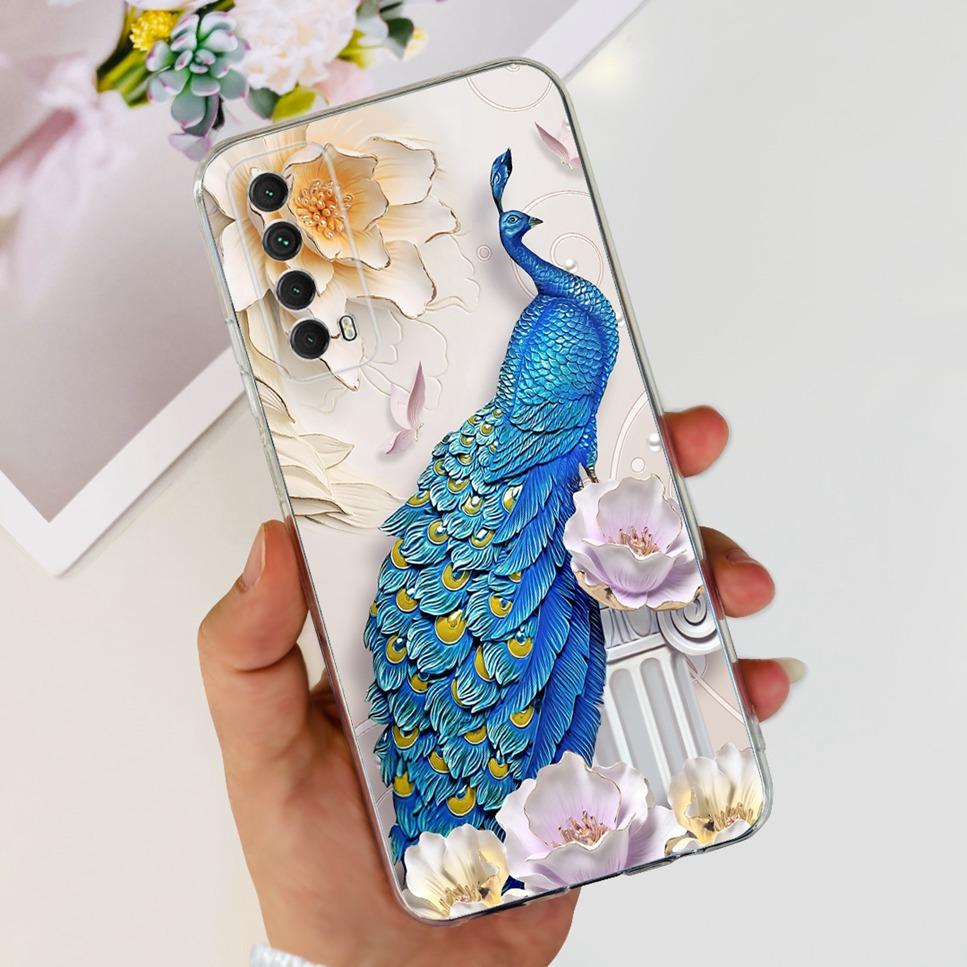 For Huawei P smart 2021 Case New Design Fashion Print Soft Silicone TPU Cover For Huawei P Smart 2021 PPA-LX1 Phone Case Fundas