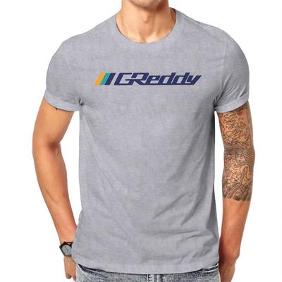 Gran Turismo GREDDY Koszulka Grafika Męskie Góry Vintage Letnia Bawełna Krótki Rękaw Koszulka