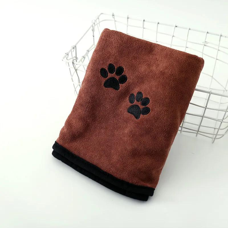 New Absorbent Towels for Dogs Cats Fashion Bath Towel Nano Fiber Quick-drying Bath Towel Car Wiping Cloth Pet Supplies