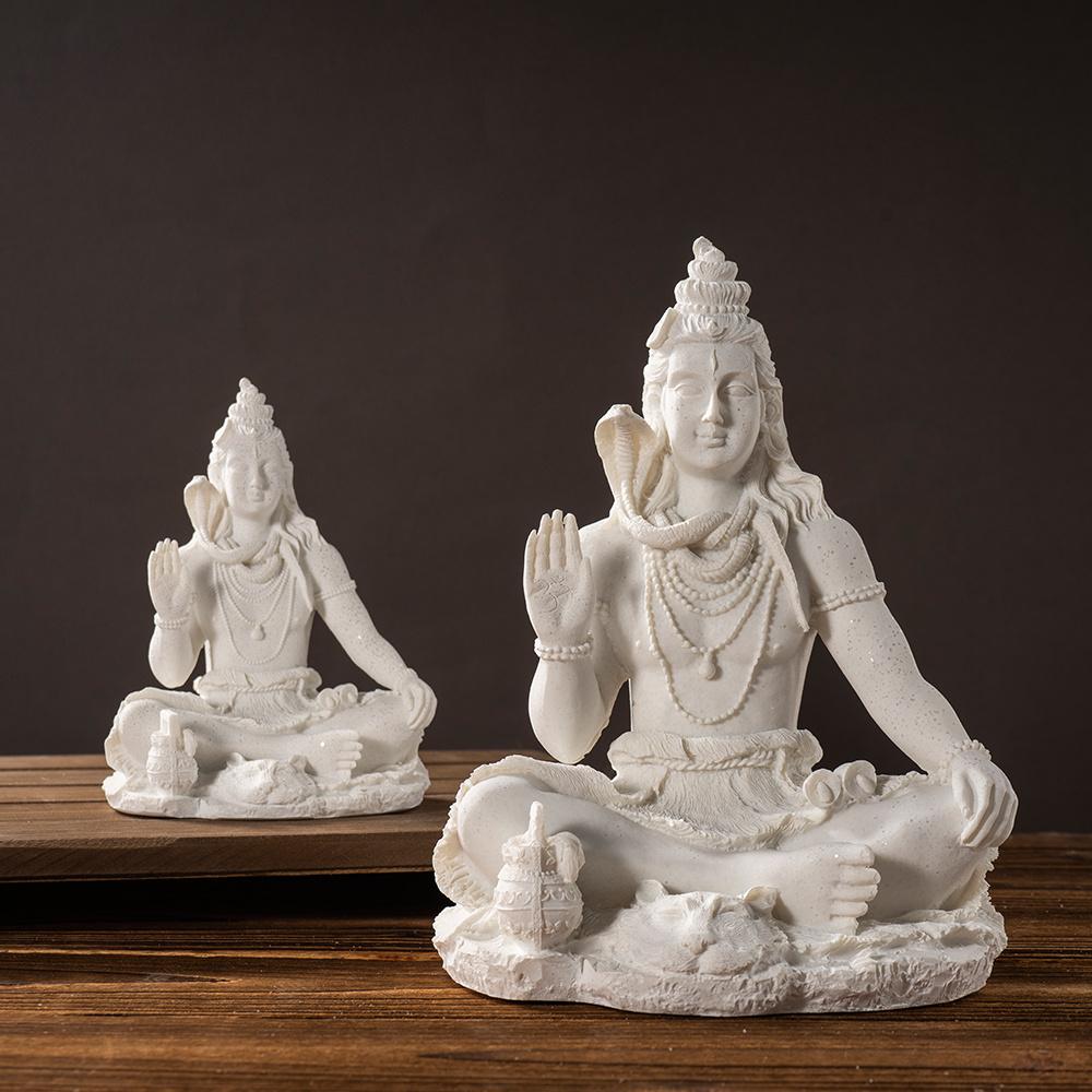 RAKKS God Shiva Southeast Asia Resin Handicraft Decoration Indian Home Table Porch Idol Buddha Decoration