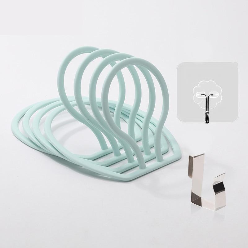 4/6pcs Baseball Cap Door Hanging Rack Hat Display Holder Door Closet Clothes Scarf Towel Round Storage Shelf Home Organizers