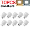 50/1PCS USB Night Light Mini LED Night Light USB Plug Lamp Power Bank Charging USB Book Lights Round Reading Eye Protection Lamp