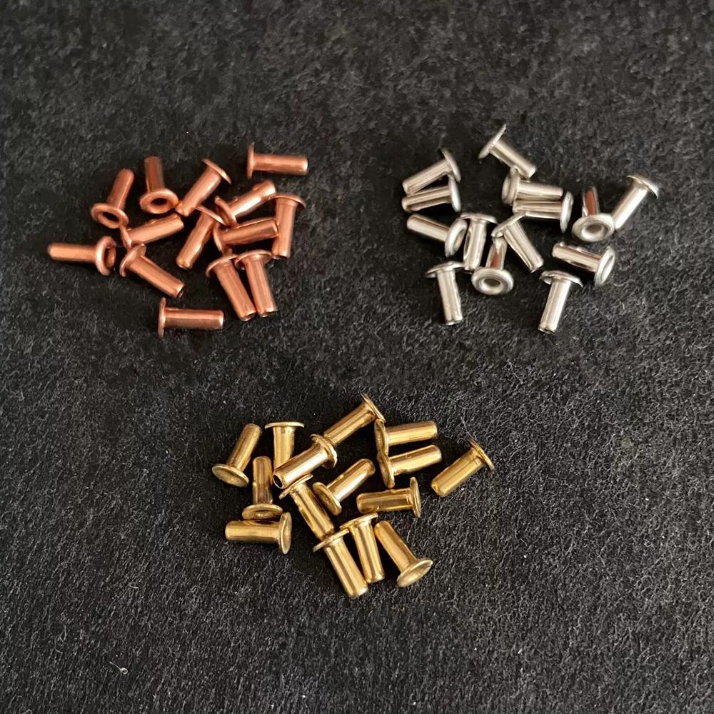 20pcs/Lot Replacement Hollow Rivet Fit For Zippo Lighter Fire Wheel Repair Parts Lighter Inner Liner Gear Steel Wheel's Rviets