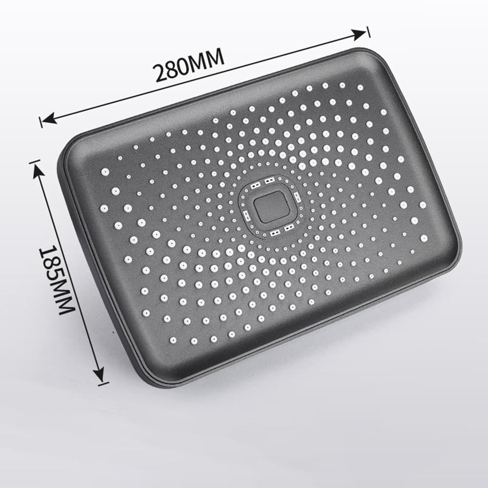 

High Pressure Shower Head Rainfall Supercharge Shower Chrome Finish сірий