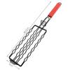 Detachable Sausage Grill Mesh Outdoor Wooden Handle Barbecue Cage Camping Picnics Hot Dog Clips Portable Kitchen Grilling Rack