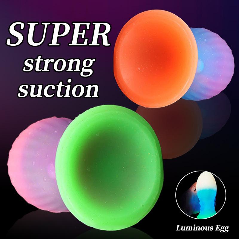 Liquid Silicone Glowing Anal Plug Dilator Adult Sexual Wellness Toy