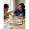 Mahjong Solo Practice Board, Compatible with American Mahjong Tiles with 24 Slots, 3D Printed Portable Mahjong Practice Board for Strategy Training