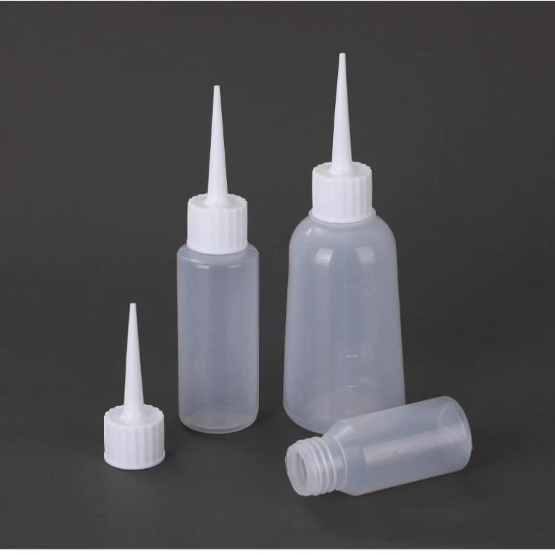 10Pcs Empty Plastic Squeeze Bottles Liquid Bottle Dispensers Dropping Tube Nozzle Needle Bottle Liquid Container