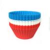 12pcs/24pcs Silicone Cake Mold Round Shaped Muffin Cupcake Baking Molds Kitchen Cooking Bakeware Maker DIY Cake Decorating Tools