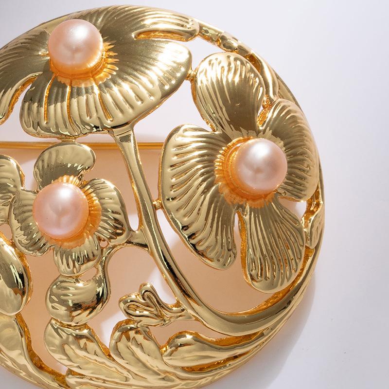 Senior Brooches Flower Leaf Brooch Pins for Women Suit Pendant  Fashion Brooches Jewelry